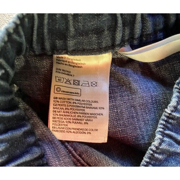 H&M Kids size 5-6 year old denim jogger jeans with elastic waist - Picture 9 of 9
